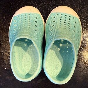 Native Shoes Kids Turquoise Sparkle